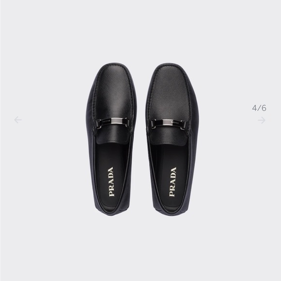 Saffiano leather loafers - Picture 3 of 8